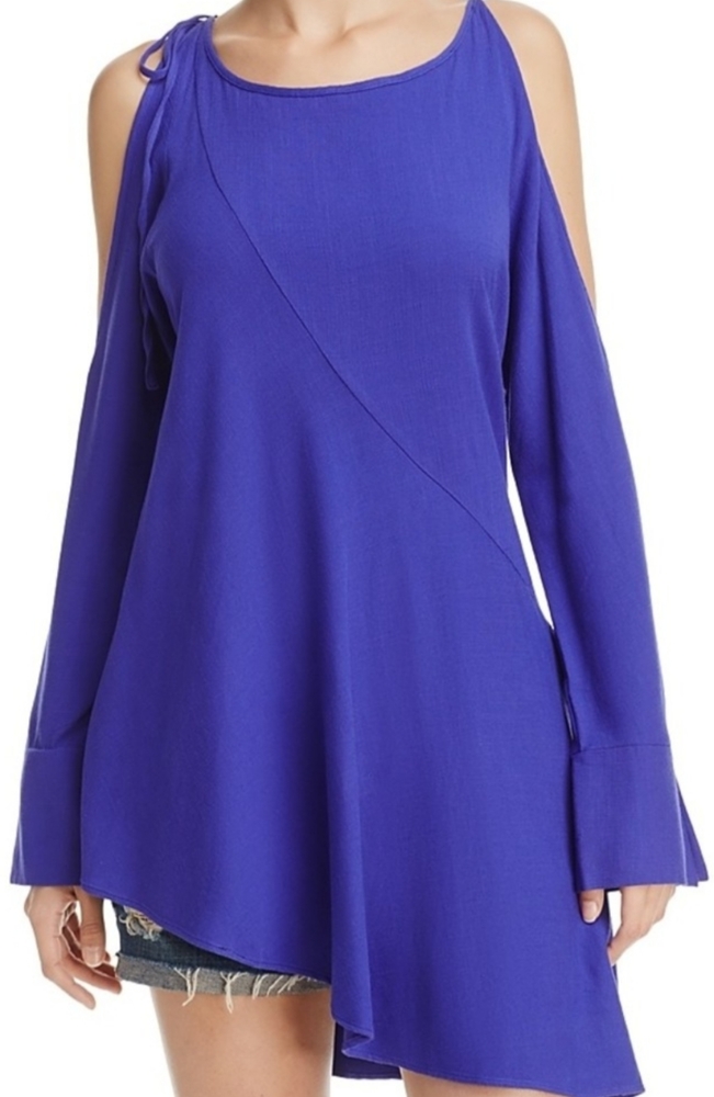 Free People Clear Skies Cold Shoulder Tunic Dress
